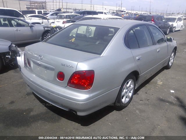 JT8BD69S420159612 - 2002 LEXUS GS 300 SILVER photo 4