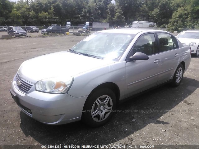 1G1ZS58F97F309120 - 2007 CHEVROLET MALIBU LS SILVER photo 2