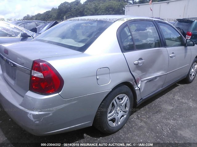 1G1ZS58F97F309120 - 2007 CHEVROLET MALIBU LS SILVER photo 6