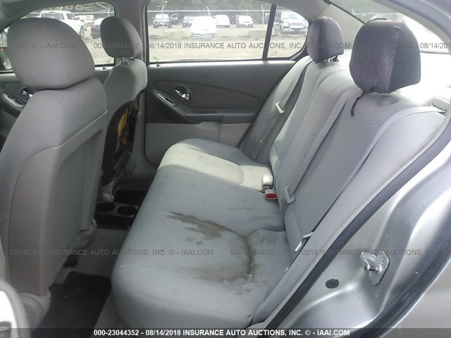 1G1ZS58F97F309120 - 2007 CHEVROLET MALIBU LS SILVER photo 8