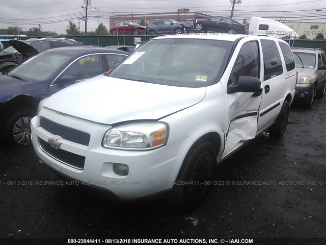 1GNDV13L36D201107 - 2006 CHEVROLET UPLANDER WHITE photo 2