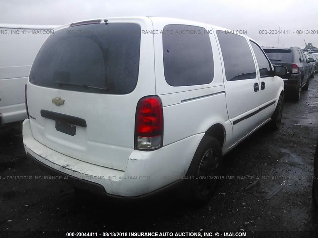 1GNDV13L36D201107 - 2006 CHEVROLET UPLANDER WHITE photo 4