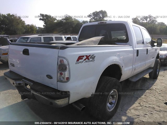 1FTSW31F43EA51309 - 2003 FORD F350 SRW SUPER DUTY WHITE photo 4