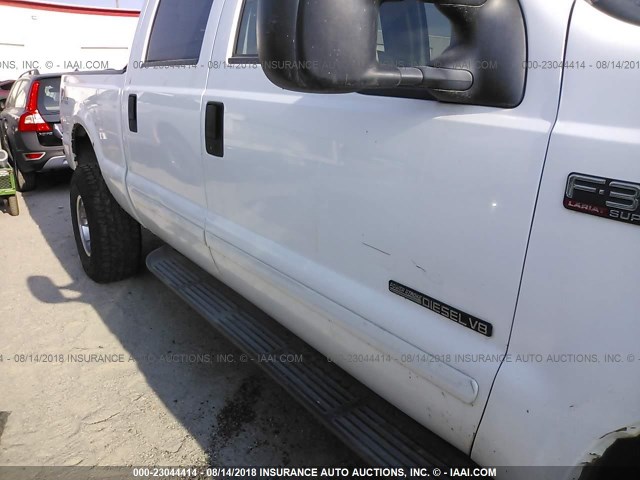 1FTSW31F43EA51309 - 2003 FORD F350 SRW SUPER DUTY WHITE photo 6