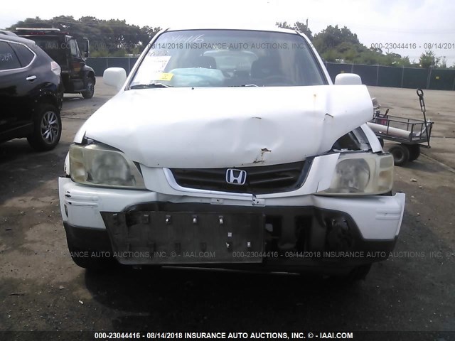 JHLRD1875YC034614 - 2000 HONDA CR-V SE/EX WHITE photo 6