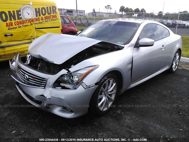 JN1CV6EK4EM111570 - 2014 INFINITI Q60 JOURNEY/IPL SILVER photo 2