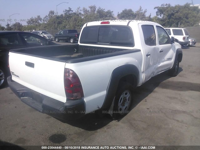 5TFJX4CN2DX034405 - 2013 TOYOTA TACOMA DOUBLE CAB თეთრი ფოტო 4