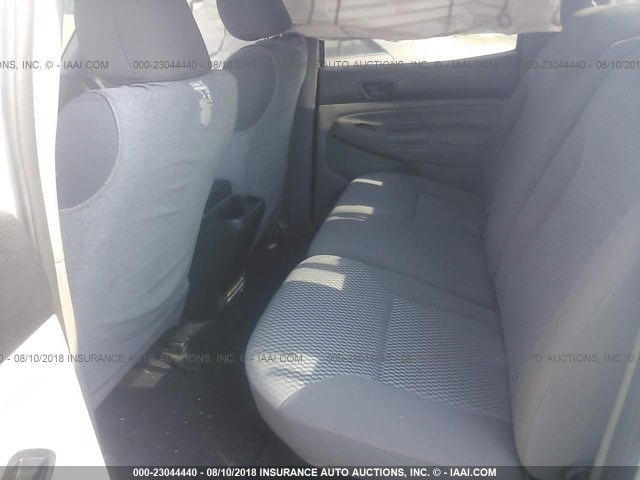 5TFJX4CN2DX034405 - 2013 TOYOTA TACOMA DOUBLE CAB თეთრი ფოტო 8