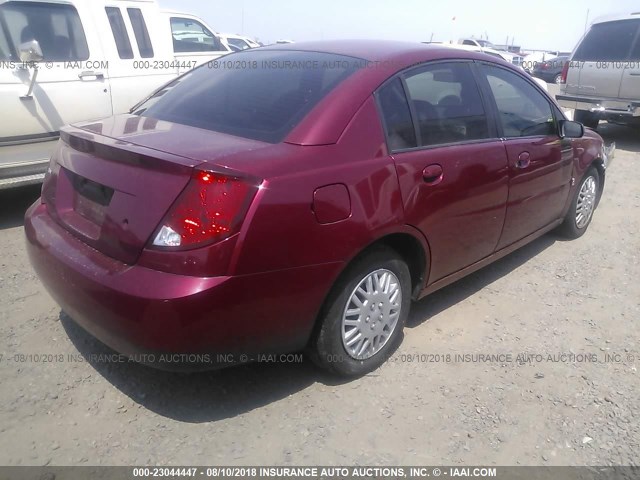 1G8AJ52F14Z158813 - 2004 SATURN ION LEVEL 2 栗色 照片 4