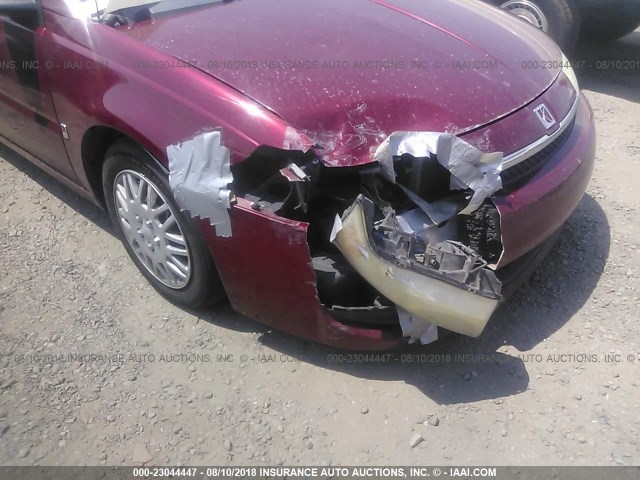 1G8AJ52F14Z158813 - 2004 SATURN ION LEVEL 2 栗色 照片 6