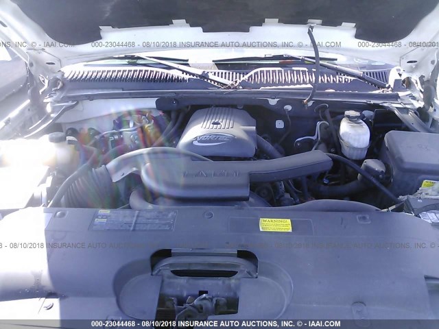 3GNEC12T94G233944 - 2004 CHEVROLET AVALANCHE C1500 WHITE photo 10