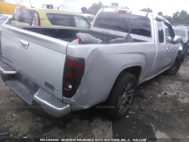 1GCESCF92C8166582 - 2012 CHEVROLET COLORADO LT SILVER photo 4