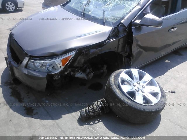 1G4GD5E35CF155286 - 2012 BUICK LACROSSE PREMIUM BROWN photo 6