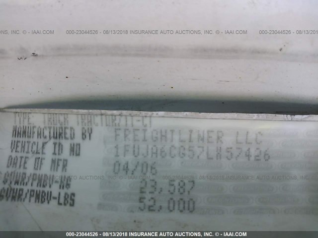 1FUJA6CG57LX57426 - 2007 FREIGHTLINER CONVENTIONAL COLUMBIA Unknown photo 10