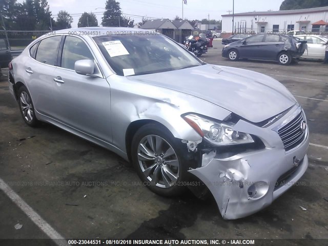 JN1BY1AP6DM511653 - 2013 INFINITI M37 SILVER photo 1