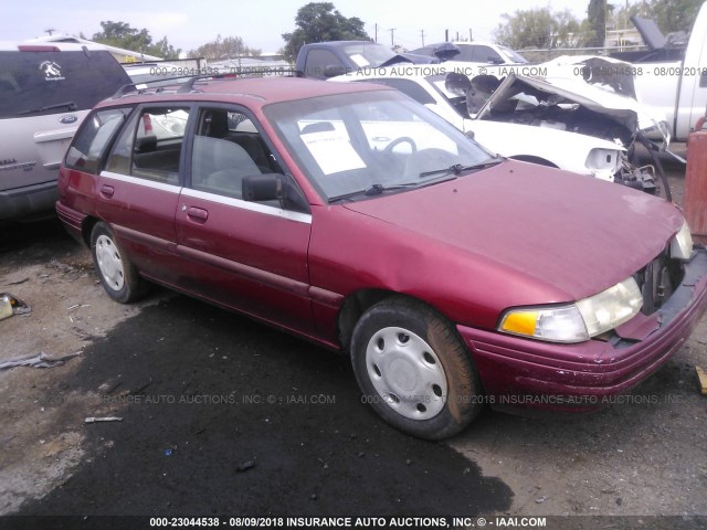 3FARP15J5RR152644 - 1994 FORD ESCORT LX/SPORT RED photo 1