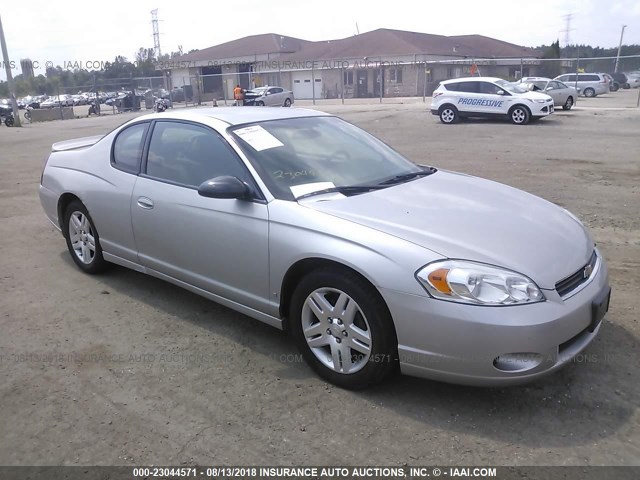 2G1WK15K879216529 - 2007 CHEVROLET MONTE CARLO LT SILVER photo 1