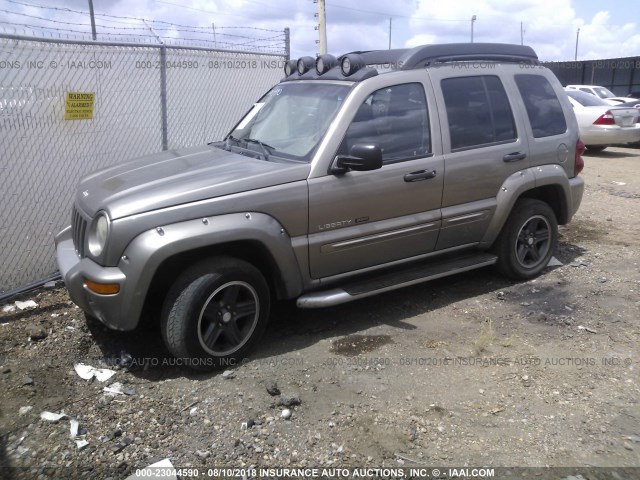 1J4GK38K83W670908 - 2003 JEEP LIBERTY RENEGADE Dark Brown photo 1