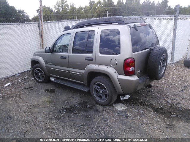 1J4GK38K83W670908 - 2003 JEEP LIBERTY RENEGADE Dark Brown photo 2