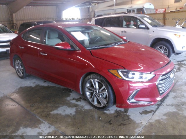 5NPD84LF2HH050513 - 2017 HYUNDAI ELANTRA SE/VALUE/LIMITED RED photo 1