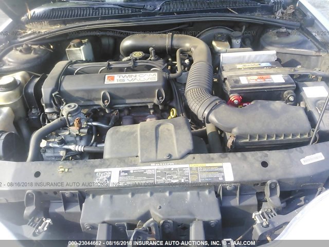 1G8ZR12751Z317065 - 2001 SATURN SC2 GRAY photo 10