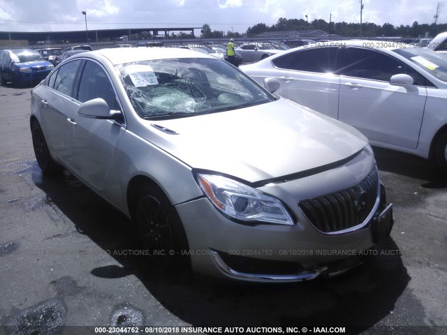 2G4GK5EX4G9175651 - 2016 BUICK REGAL GRAY photo 1