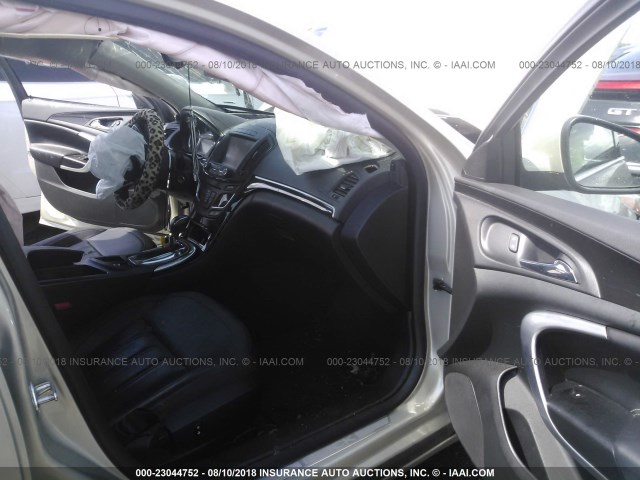 2G4GK5EX4G9175651 - 2016 BUICK REGAL GRAY photo 5
