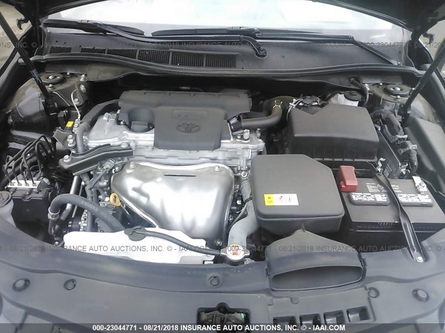 4T1BF1FK3HU451056 - 2017 TOYOTA CAMRY LE/XLE/SE/XSE BLACK photo 10