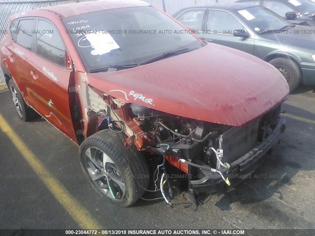 KM8J3CA23HU421255 - 2017 HYUNDAI TUCSON LIMITED/SPORT AND ECO/SE ORANGE photo 1