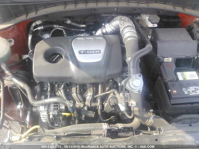 KM8J3CA23HU421255 - 2017 HYUNDAI TUCSON LIMITED/SPORT AND ECO/SE ORANGE photo 10