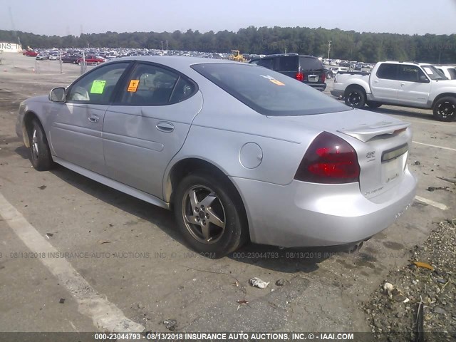 2G2WS522641255766 - 2004 PONTIAC GRAND PRIX GT2 SILVER photo 3