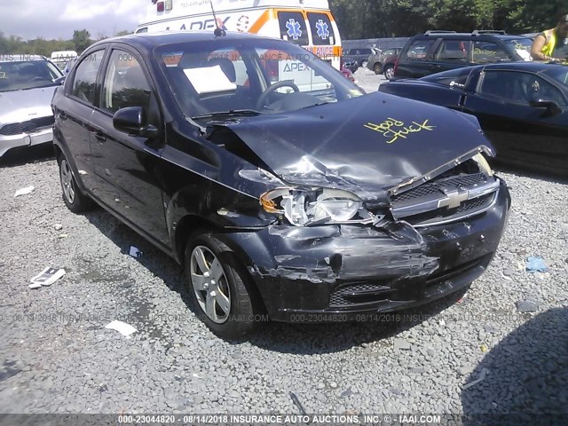 KL1TD56E69B657136 - 2009 CHEVROLET AVEO LS/LT 黑色 照片 1