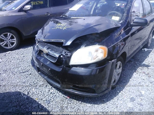 KL1TD56E69B657136 - 2009 CHEVROLET AVEO LS/LT 黑色 照片 6