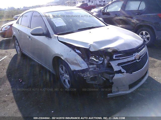 1G1PC5SB1D7128951 - 2013 CHEVROLET CRUZE LT GOLD photo 1