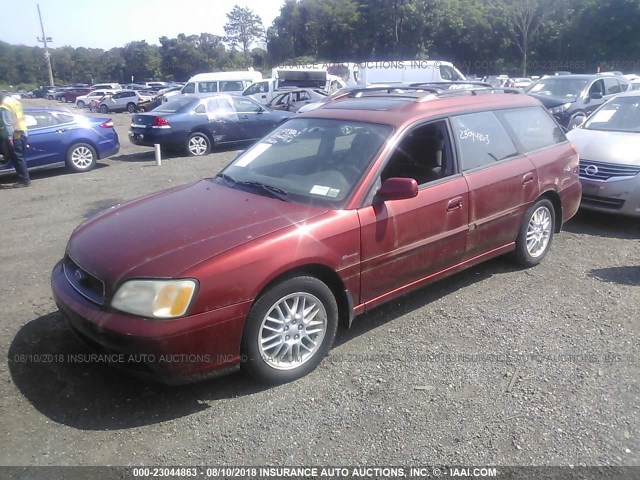 4S3BH625946304377 - 2004 SUBARU LEGACY L SPECIAL RED photo 2