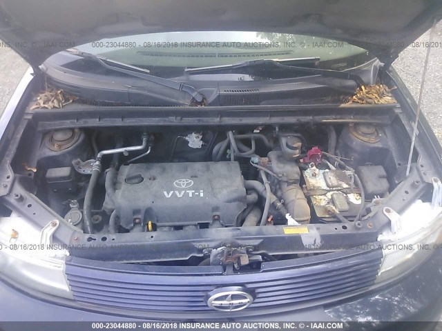 JTLKT324850171009 - 2005 TOYOTA SCION XB Dunkelblau Foto 10