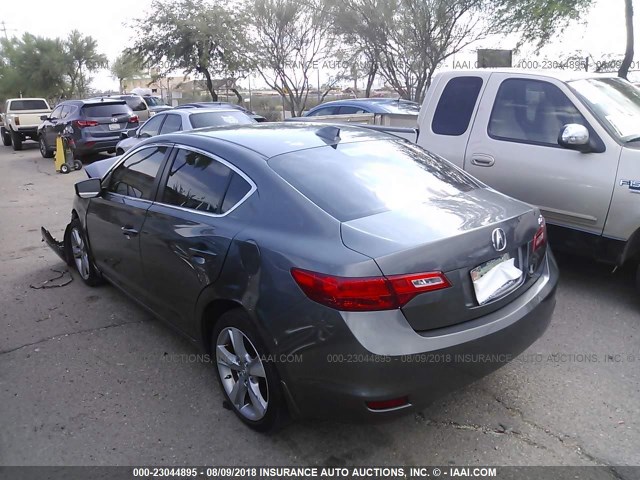 19VDE1F59DE004405 - 2013 ACURA ILX 20 PREMIUM GRAY photo 3