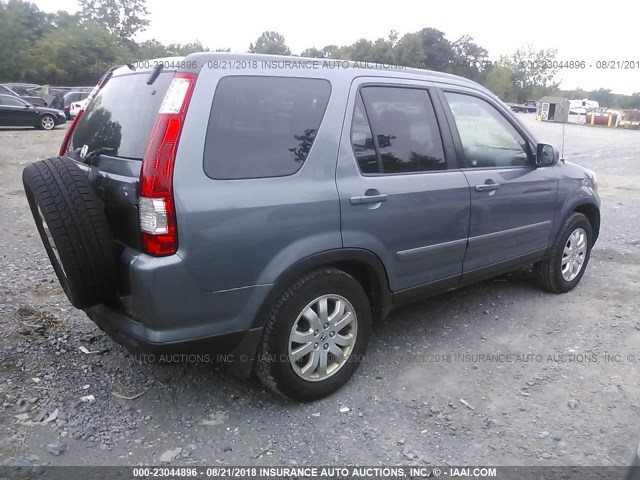 SHSRD78945U340891 - 2005 HONDA CR-V SE/EX GRAY photo 4