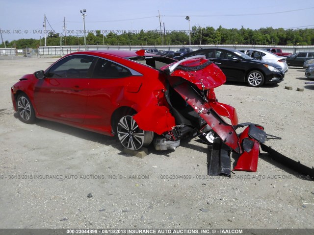 2HGFC3B78GH358547 - 2016 HONDA CIVIC EXL 红色 照片 3