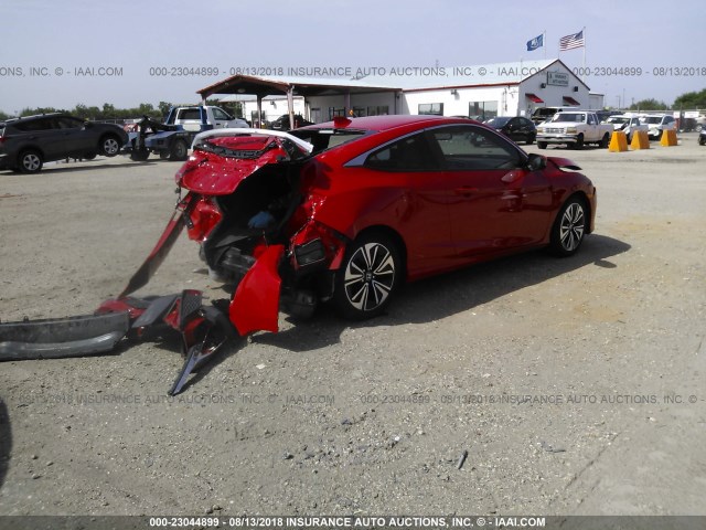 2HGFC3B78GH358547 - 2016 HONDA CIVIC EXL 红色 照片 4