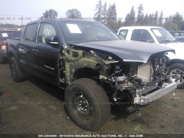 3TMCZ5AN6HM100879 - 2017 TOYOTA TACOMA DBL CAB/SR/TRDSPT/OR/PRO ნაცრისფერი ფოტო 1