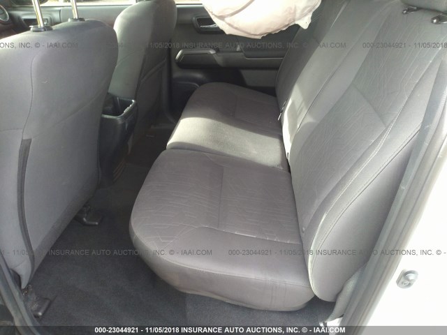 5TFDZ5BN3HX022252 - 2017 TOYOTA TACOMA DBL CAB/SR5/TRD SPORT/OR WHITE photo 8