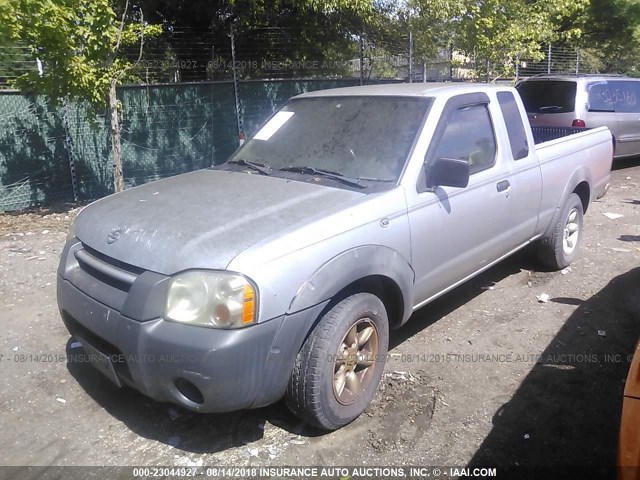 1N6DD26S42C343418 - 2002 NISSAN FRONTIER KING CAB XE SILVER photo 2