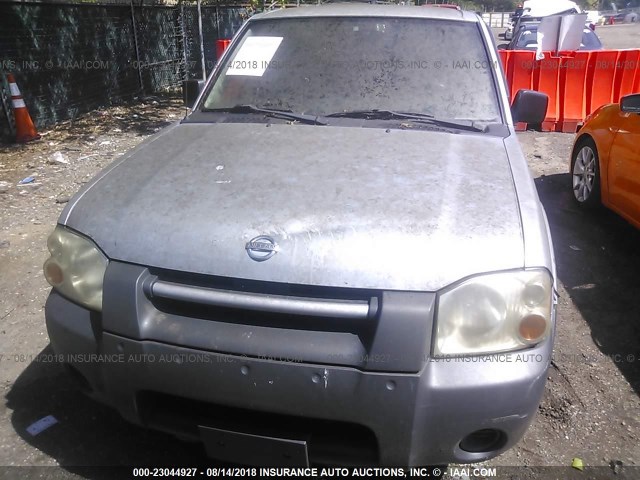 1N6DD26S42C343418 - 2002 NISSAN FRONTIER KING CAB XE SILVER photo 6