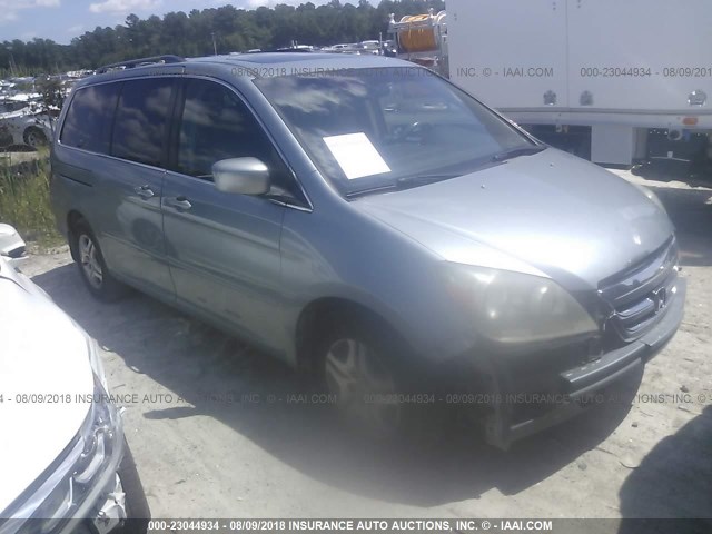 5FNRL38676B110949 - 2006 HONDA ODYSSEY EXL GRAY photo 1