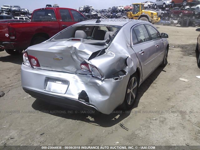 1G1ZC5E08CF367291 - 2012 CHEVROLET MALIBU 1LT ვერცხლისფერი ფოტო 4