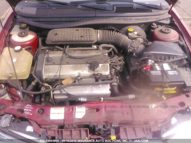 1FAFP6636WK222667 - 1998 FORD CONTOUR LX/SPORT/SE RED photo 10