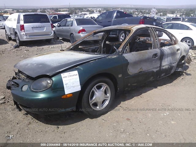 1FAFP53S3XG246404 - 1999 FORD TAURUS SE/COMFORT/SPORT GREEN photo 2