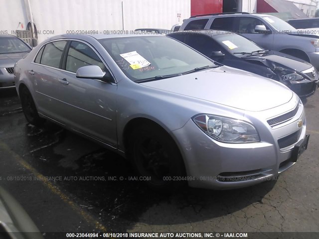 1G1ZH57B39F173440 - 2009 CHEVROLET MALIBU 1LT SILVER photo 1