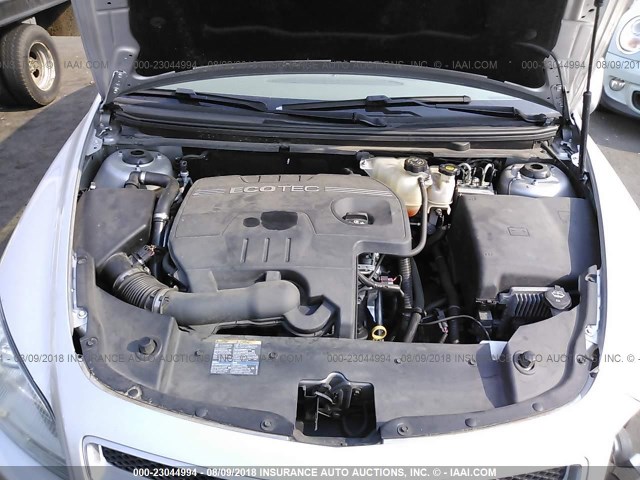 1G1ZH57B39F173440 - 2009 CHEVROLET MALIBU 1LT SILVER photo 10